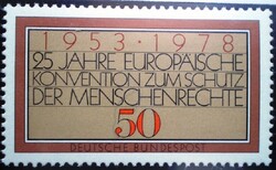 N979 / Németország 1978 Emberi Jogok bélyeg postatiszta