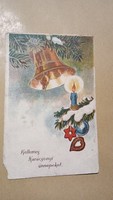 Christmas greetings 1938, old postcard