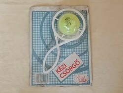 Hand-held baby rattle made by Péter Balázsi bp retro in original packaging