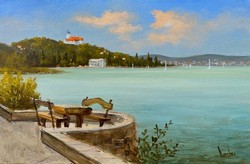 Sale György lantos Tihany clouds 20x30