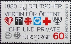 N1044 / Németország 1980 A jólét 100. évfordulója bélyeg postatiszta