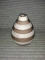 Striped ceramic vase (a4)