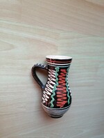 Painted ceramic pitcher, vase, pitcher, ...