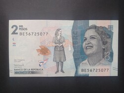 Kolumbia 200 Pesos 2019 Unc
