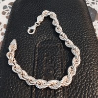 925 silver braided bracelet 10.17 gr. 18 cm long