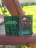 Matrix hologram postcard