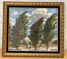 József Balla: impressionist painting
