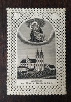 Old farewell holy image, prayer card