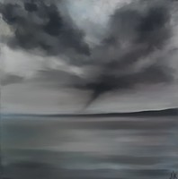 Tornado - landscape painting by Kuzma Lilla