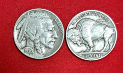 1935, 1936. Buffalo/Indian head nickel 5 cents usa (667)