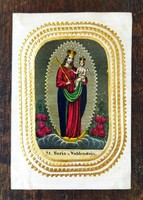 Old farewell holy image, prayer card
