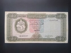 Líbia 5 Dinars 1972 F