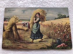 Antik, régi képeslap - Postatiszta                                        -10.