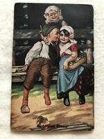 Antique, old postcard -10.