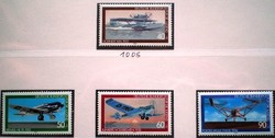 N1005-8 / Németország 1979 Ifjúságért : Repülők bélyegsor postatiszta