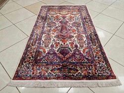 Iranian 90x160cm cotton silk Persian carpet bfz614