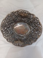 Art Nouveau silver-plated bowl, center of the table