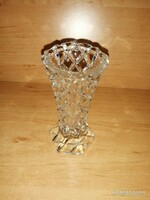 Bohemian glass violet vase 10.5 cm high (22/d)