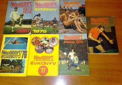 Népsport évkönyvek 1973-1980