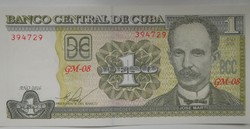 Kuba 1 pesos 2016 UNC