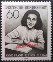 N1013 / Németország 1979 Anne Frank bélyeg postatiszta
