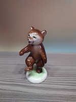 Drasce Kőbánya porcelain dancing teddy bear, marked