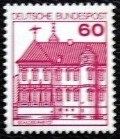 N1028 / Németország 1979 Paloták és kastélyok bélyeg postatiszta