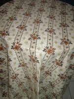 Huge woven tablecloth with a beautiful flower pattern, new