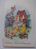 Old graphic opening Easter greeting card