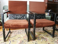 Antique armchairs, the price applies to both!