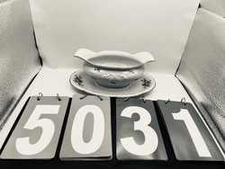 KPM német porcelán asztalközép, kináló, 21 x 15 cm-es.5031