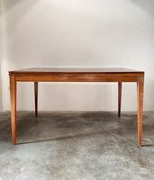 Mid century modern retro, vintage expandable dining table