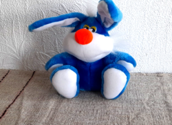 Blue bunny plush figure