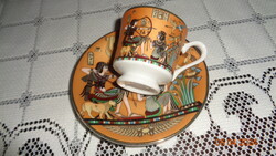 Egyptian souvenir cup, beautiful hand painting
