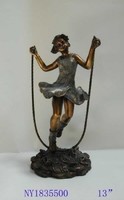 Jumping Girl Statue (34770)