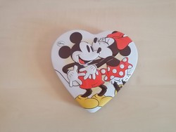 Mickey & Minnie  -   szív alakú fém díszdoboz