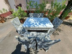Retro kitchen table with 6 chairs for sale
