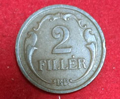 1938.  Magyarország 2 fillér (2074)