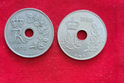2 Half 25 Danish kroner (610)