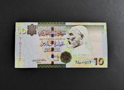 Libya 10 Dinár 2009, EF