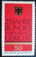 N879 / Németország 1976 Alkotmánybíróság bélyeg postatiszta