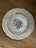 Beautiful Czechoslovak richly gilded decorative plate.