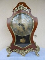 Nagyméretű francia Boulle asztali / kandalló óra