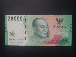 Indonézia 20000 Rupiah 2022 AUNC