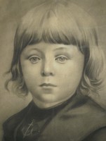 Rudolf Pöpl (1861-) : Gyermekportré