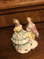 Fairy antique baroque porcelain couple