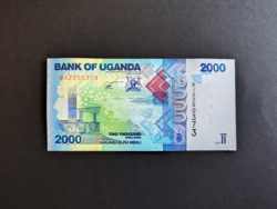 Uganda 2000 shillings 2015, aunc