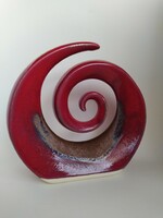 Spiral abstract formano vase
