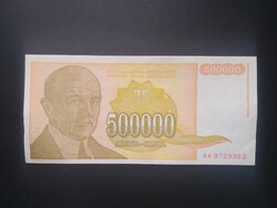 Yugoslavia 500000 dinars 1994 xf+