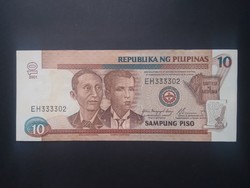 Fülöp-szigetek 10 Piso 2001 VF